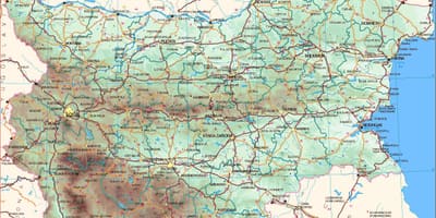 வரைபடம் பல்கேரியன் கடற்கரையில்